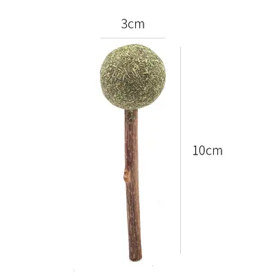 Oversized Catnip Ball, Teeth-Cleaning Cat Grass Ball - 11