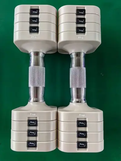 Halter Çapraz Sınır Kaymaz Tutamak Çok Seviyeli Ağırlık Ayarlı Spor Salonu Gerekli Hızlı Ayarlanabilir Halter Seti - 6