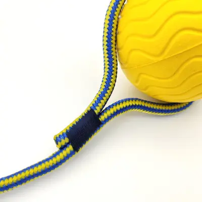 EVA Dog Toy Ball with Floating Frisbee and Tug Ring, Bite-Resistant - 5