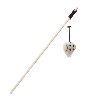 Katzenangel 40 cm mit Holzstab, Feder, interaktiv - 6