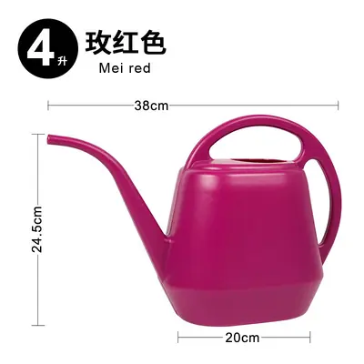Long Spout Plastic Watering Can, 4 Liter, for Garden and Flowers - 13