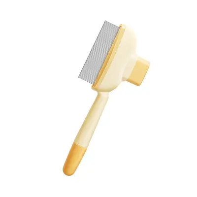 Self-Cleaning Pet Grooming Comb with One-Click Button for Cats and Dogs