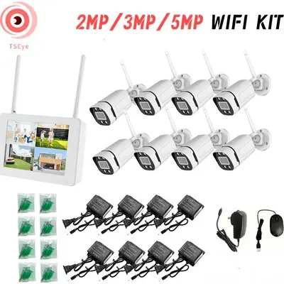 WiFi-Set drahtlose Überwachungsanlage mit Display, WiFi NVR Rekorder, drahtlose Überwachungsanlage - 2