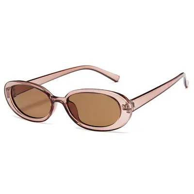 3-Pack Oval Frame Sunglasses for Women, Retro Style - 11