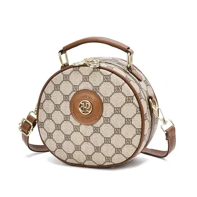 Mini small bag women's crossbody bag summer popular small round bag 2025 new trend fashion versatile color-matching shoulder bag
