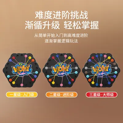 趣味解绳大作战儿童桌游益智玩具逻辑思维训练