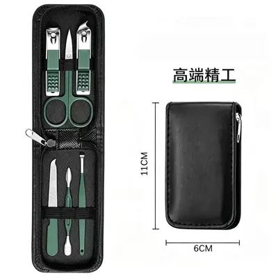 Stainless steel nail clipper set, 6-piece - 7