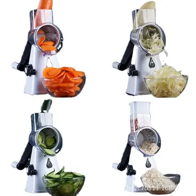 Hand-Crank Drum Vegetable Cutter Multi-function - 5
