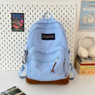 New style backpack, new casual style for men and women, travel computer bag for middle school students, stylish student school bag, fashionable. - 10