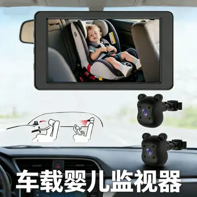 Car monitor 4.3 inch, wide angle, night vision