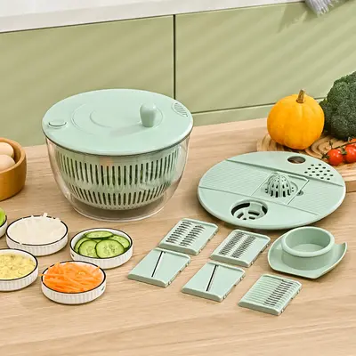 Multifunctional Vegetable Dryer with Chopper, Drain Basket
