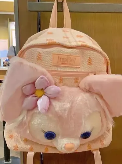 2025 Women's Cartoon Plush Backpack, Large Capacity - 5