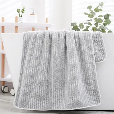 Mercan kadife banyo havlusu seti, kalınlaştırılmış yüksek yoğunluklu, logo baskılı - 10