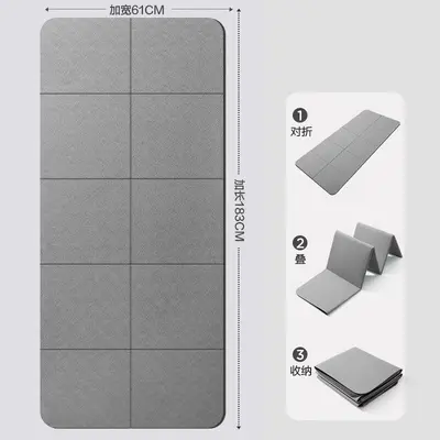 Foldable Thick Double Yoga Mat - 7
