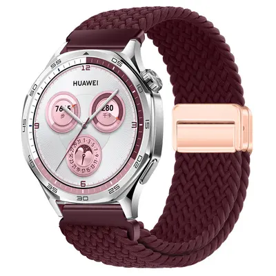 Samsung Watch7/6 ve Huawei GT6/5 Pro Uyumlu Manyetik Naylon Kordon - 8