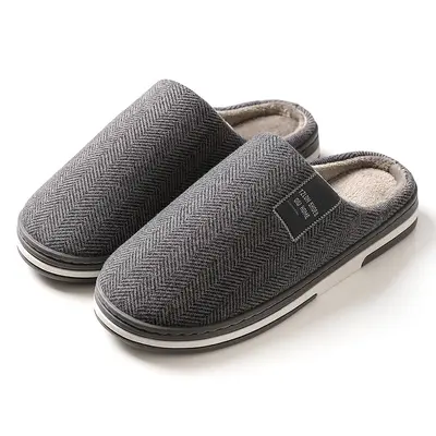 Winter Cotton Slippers, Thick Fluffy Sole, Sizes 46-51 - 7