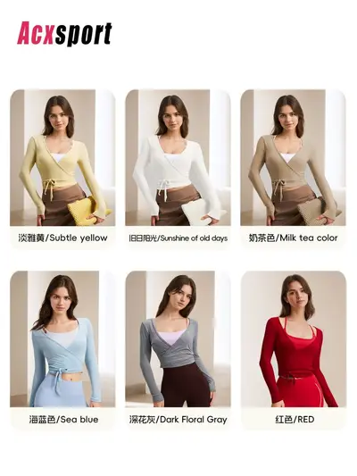 Women's Tie-Strap Yoga Cover-Up, Quick-Dry Summer Top - 4