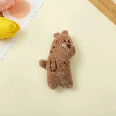 Bite-Resistant Plush Cat Toy with Cartoon Design and Catnip - 9