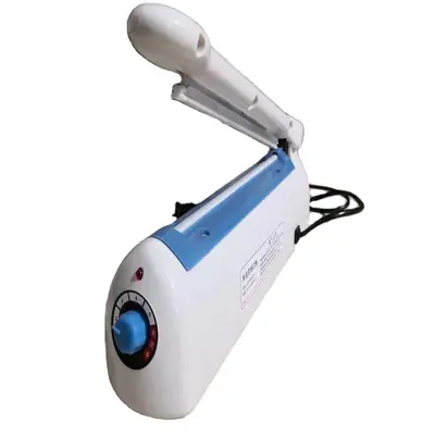 Hand pressure adhesive machine, plastic, film compatible
