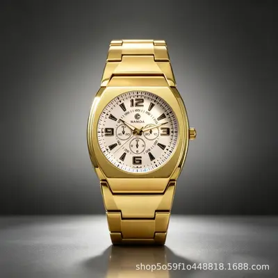 Quartz men's and women's wristwatch 2715, alloy - 12