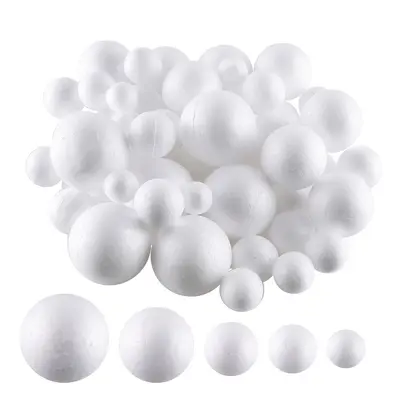 Large White Hollow Polystyrene Ball for Wedding Flower Arrangement Decoration