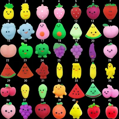Hayvan Figürlü Squishy Stres Giderici Hamur Sıkma Oyuncağı TPR - 12