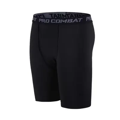 Men's 3/4 Length Basketball Compression Pants, Ice Silk Breathable, Quick-Dry - 9