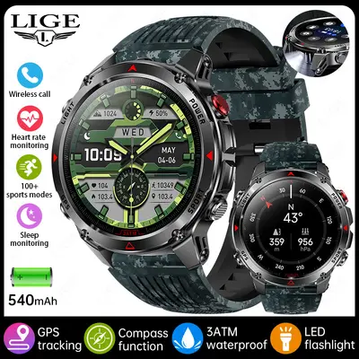 HT37 Smartwatch with Bluetooth Calling, GPS and Waterproof Design - 10