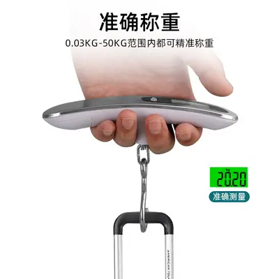 Portable Stainless Steel Luggage Scale, Digital Mini Scale - 5