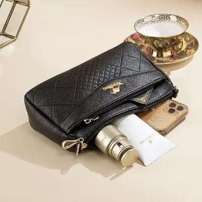 Hengli Factory Ladies Genuine Leather Texture Crossbody Mini Bag Single Shoulder Shopping Coin Phone Bag Small Wallet Soft Leather