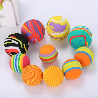 Foam Cat Ball Set, Multicolor Cat and Dog Toy