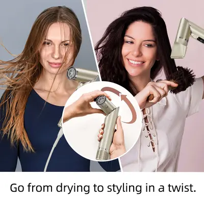 Faltbarer Hochgeschwindigkeits-Haartrockner All-in-One-Styler