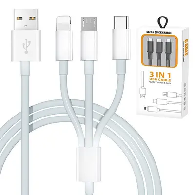 Huawei Charger 3-in-1 Fast Charging Head Original Super Fast Charging Adapter One-to-Three Charger - 9