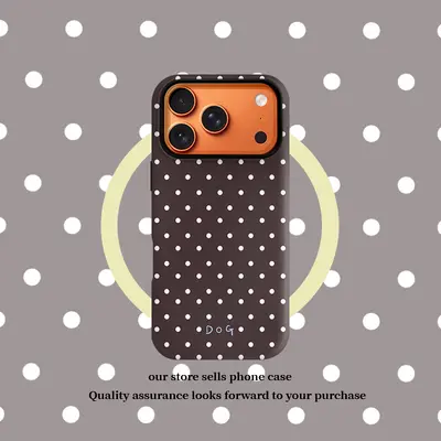 Manyetik film standlı köpek desenli telefon kılıfı, iPhone 16/17/18 Pro uyumlu