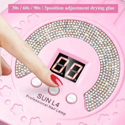 Nail art fototerapi lambası çabuk kuruyan 54W mini pişirme lambası 24 lambalı oje tutkal kurutucu ev tipi tırnak sanat lambası ellerinize zarar vermez