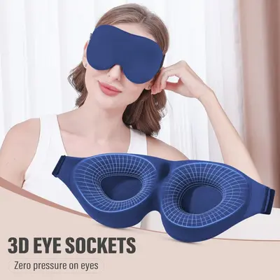 3D-Schlafmaske, verstellbar, lichtdicht