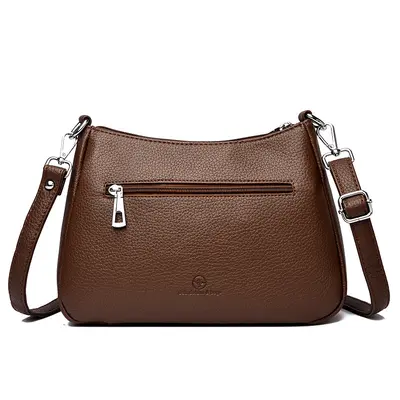 Women's Crossbody Bag, Large Capacity, Simple Retro Design - 3