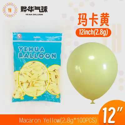 12 inç macaron balon seti, karışık renkli, 1. yaş doğum günü dekorasyonu - 7