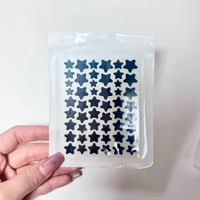 51 Colorful Star Hydrocolloid Acne Patches, Makeup-Compatible - 12