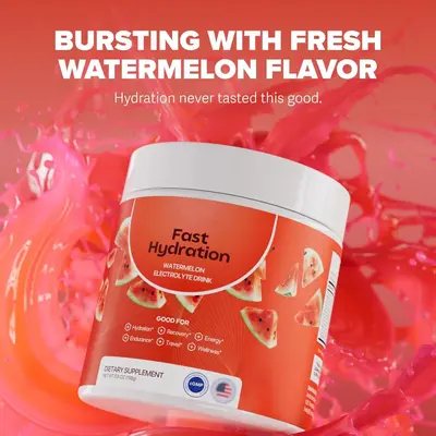 158g Electrolyte Powder, Watermelon Flavour, Fast Hydration - 5