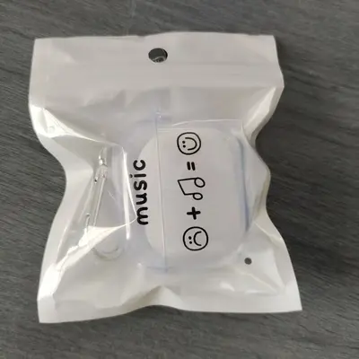 AirPods 4th Gen Smiley Face Protective Case, Transparent - 8