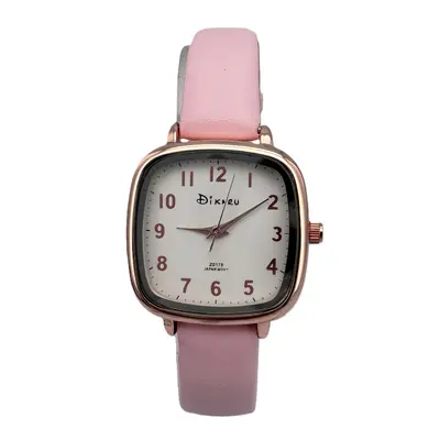 Korean Style College Wind Leather Strap Watch Women's Small Square Candy Exam High School Middle School Student Versatile High-Value Quartz Watch - 9
