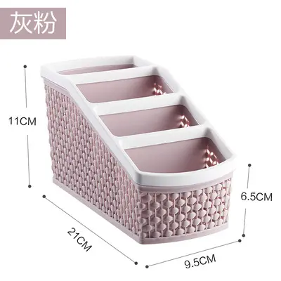 Kosmetik-Aufbewahrungsbox Schminkpinsel Lippenstift Schreibtisch-Organizer - 7