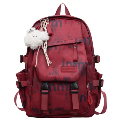 Herbst Herren Universitäts-Rucksack großes Fassungsvermögen vielseitig Doppelschultergurt Rucksack Herren Doppelschultergurt Mittelschüler Internatsausstattung notwendige Schultasche Damen - 10