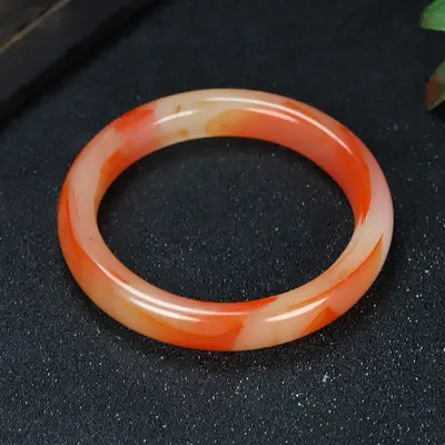 Imitation jade bracelet 13mm green Hetian style