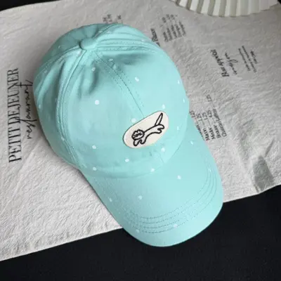 2026 neue koreanische Polka-Dot Katzen Baseballkappe unisex niedlich Allrounder kleine Stickerei Enten schnabel Mütze Trend Modell - 9