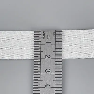 2-4 cm dalgalı silikon kaymaz elastik bant, kayak ve bisiklet giysisi için - 13