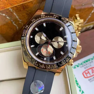 Erkek silikon saat Submariner kuvars su geçirmez parlak - 7