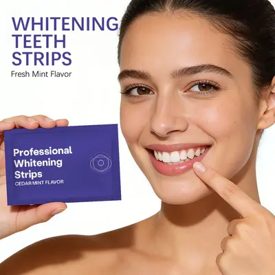Disposable Teeth Whitening Strips, Yellow Stain Removal, Quick Results - 3