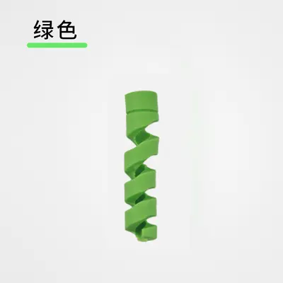 Data cable protective sleeve, spiral design, soft rubber - 12